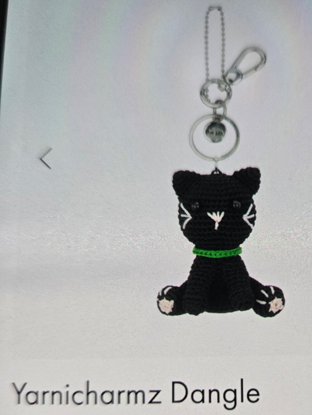 The Sak Yarnicharmz Black Cat